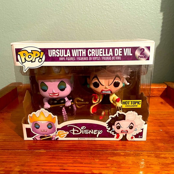 URSULA WITH CRUELLA DE VIL FUNKO POP - Picture 1 of 6
